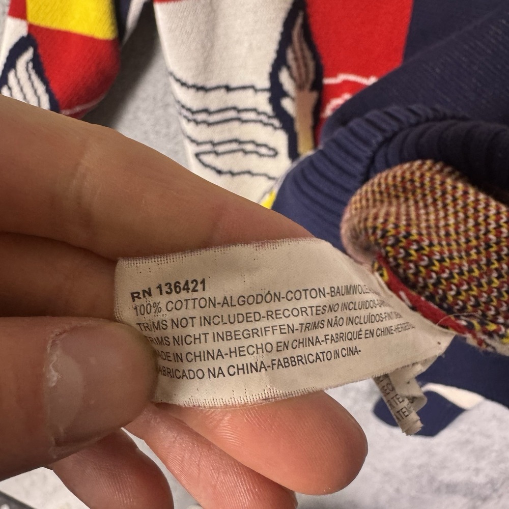 Staple Pigeon Sweater Mens M Knit New York Geometric AOP All‎ Over Sweatshirt - Picture 10 of 12